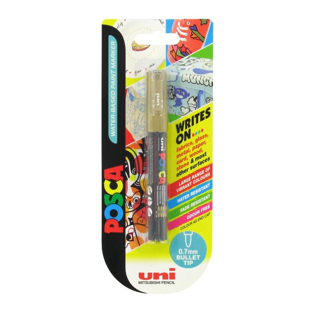 Uni-ball Posca Marker PC 1M In Gold