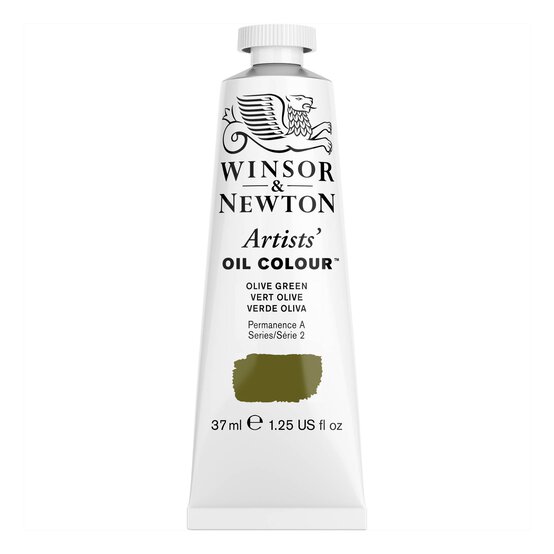 Winsor and Newton Artists Oil Colour Olive Green 37ml