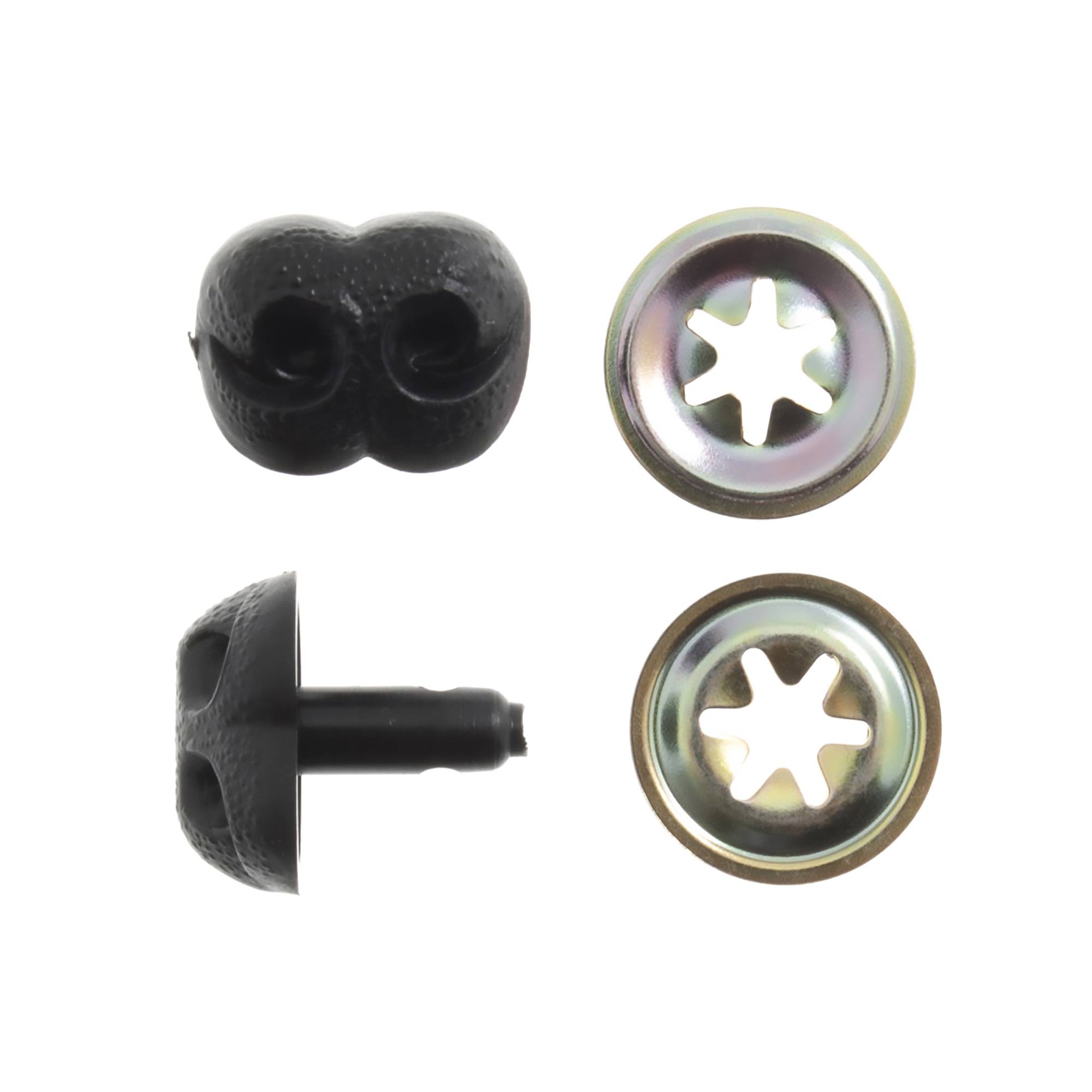 Trimits Black Toy Nose 25mm 4 Pack