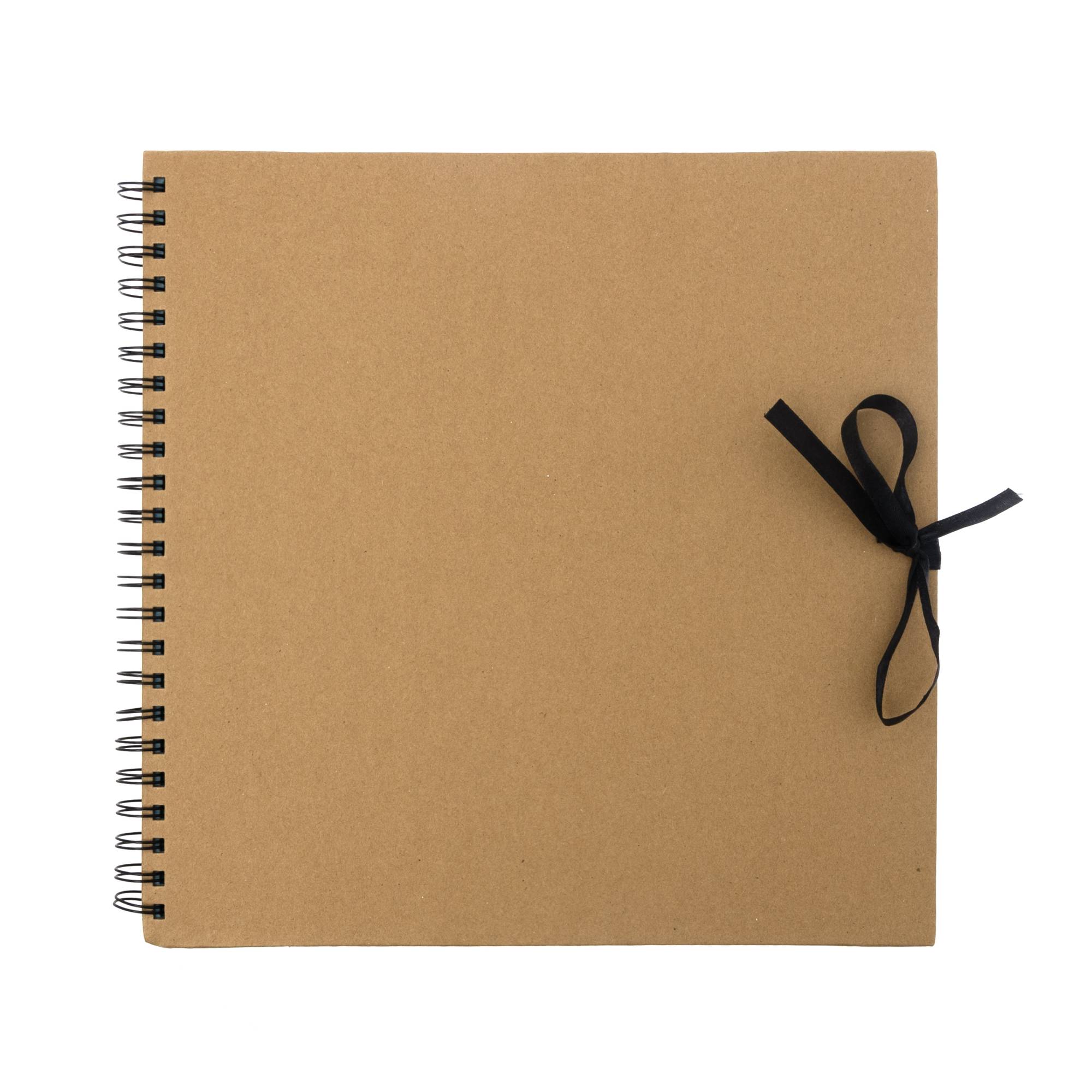 Kraft Scrapbook with Coloured Sheets 12 x 12 Inches