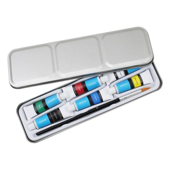 Acrylic Tin Set 6ml 8 Pieces