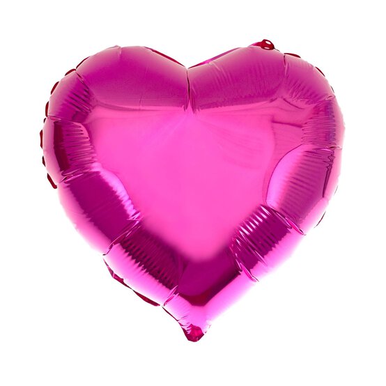 Large Pink Foil Heart Balloon