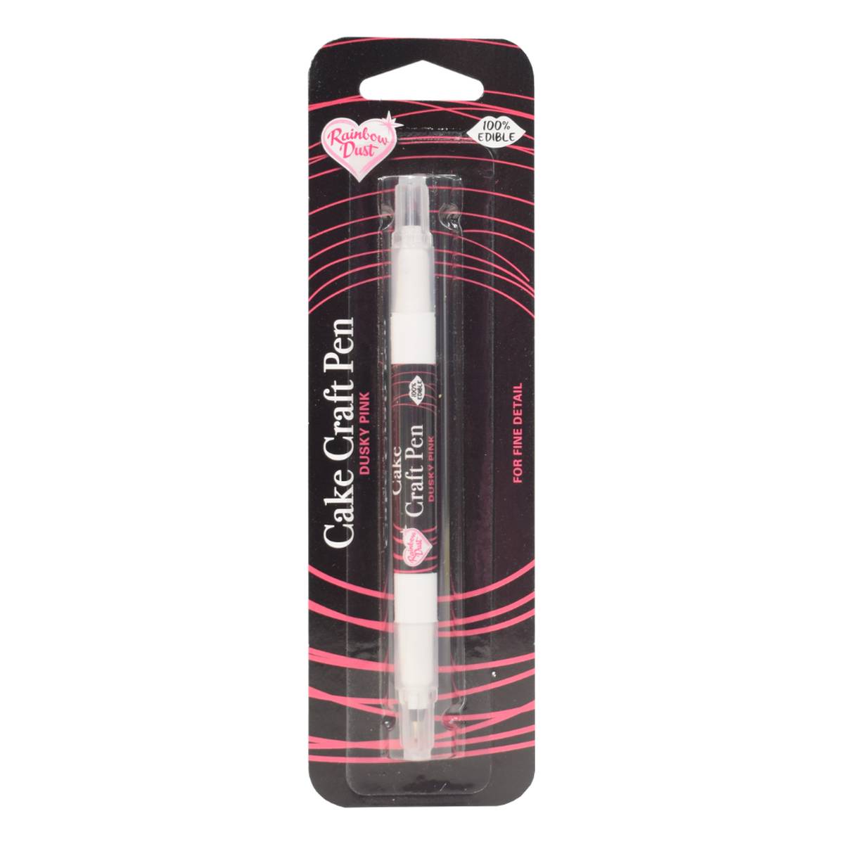 Rainbow Dust Dusky Pink Double-Ended Edible Food Pen