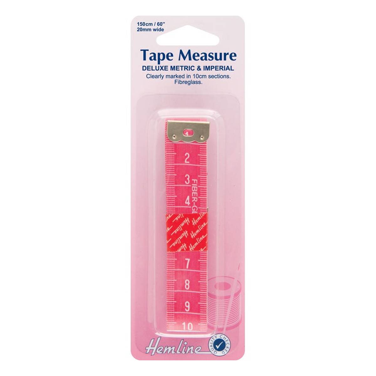 Hemline Deluxe Tape Measure 150cm