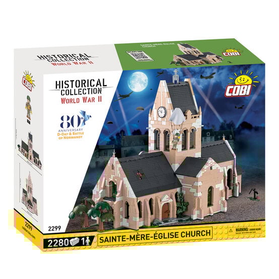 COBI Sainte-M&egrave;re-&Eacute;glise Church Set 1:35