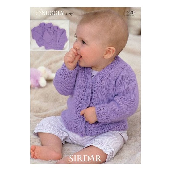Sirdar Snuggly 4 Ply Cardigans Digital Pattern 1520