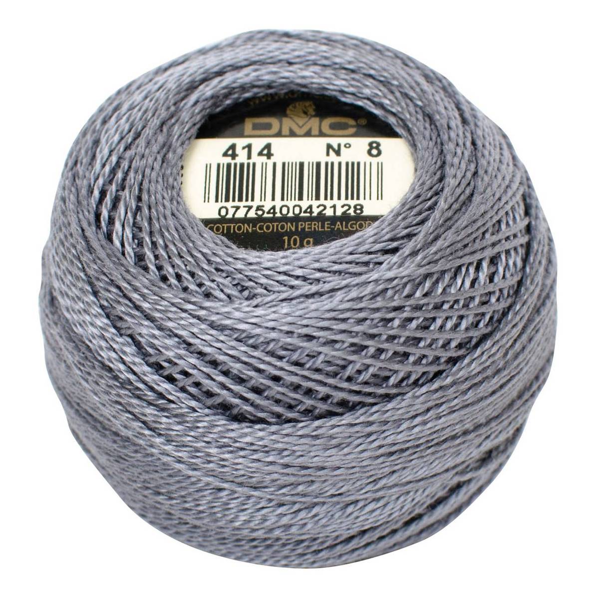 DMC Grey Pearl Cotton Thread on a Ball Size 8 80m (414)