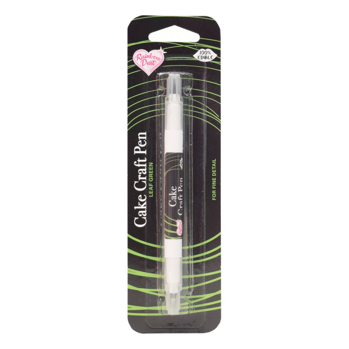 Rainbow Dust Leaf Green Double-Ended Edible Food Pen