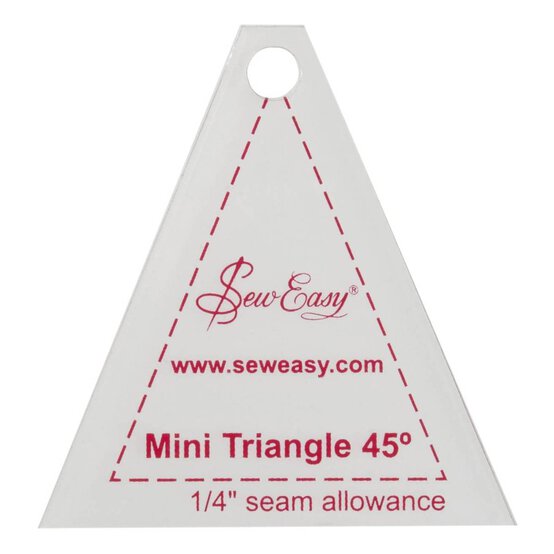 Sew Easy Mini 45 Degree Triangle Template
