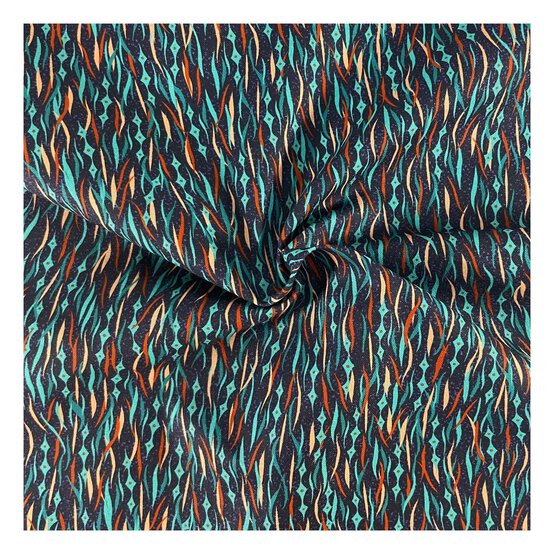 Artisan Tiger Stripes Cotton Fabric by the Metre