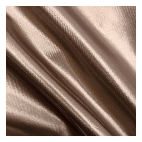 Rose Gold PVC Fabric by the Metre