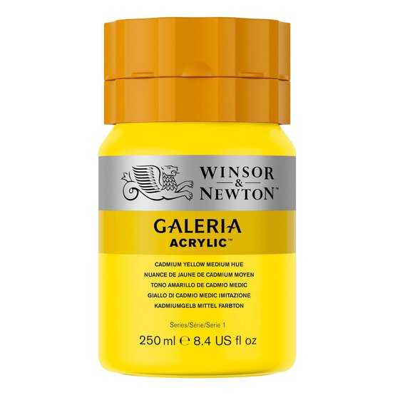 Winsor & Newton Galeria Cadmium Yellow Hue Acrylic Paint 250ml