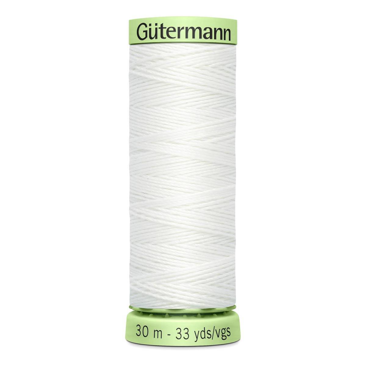 Gutermann White Top Stitch Thread 30m (800)