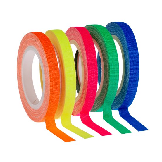 Fluorescent Tape 6mm x 5m 5 Pack