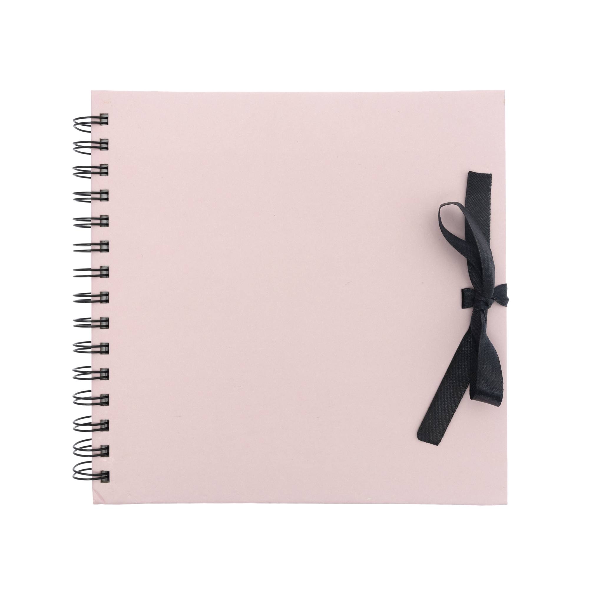 Spiral Bound Pastel Pink Scrapbook 8 x 8 Inches