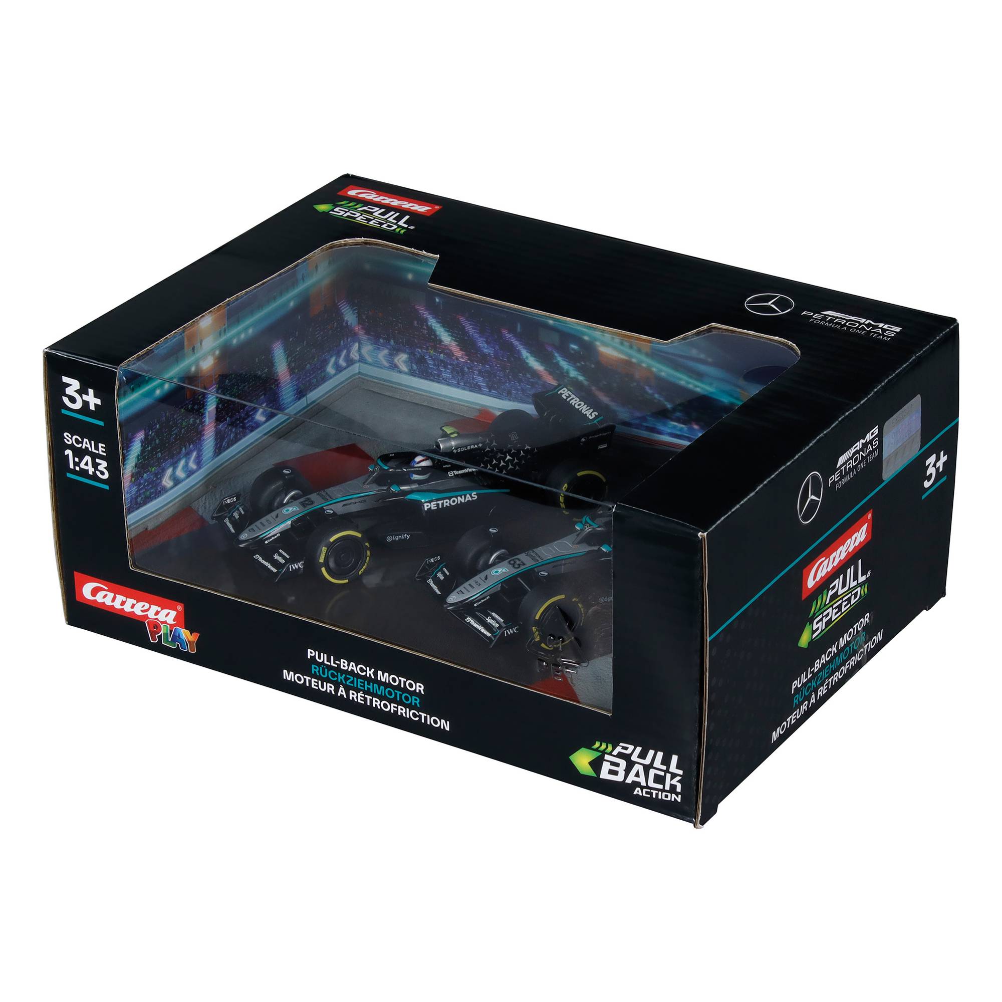 Carrera Pull Speed Mercedes F1 2 Pack