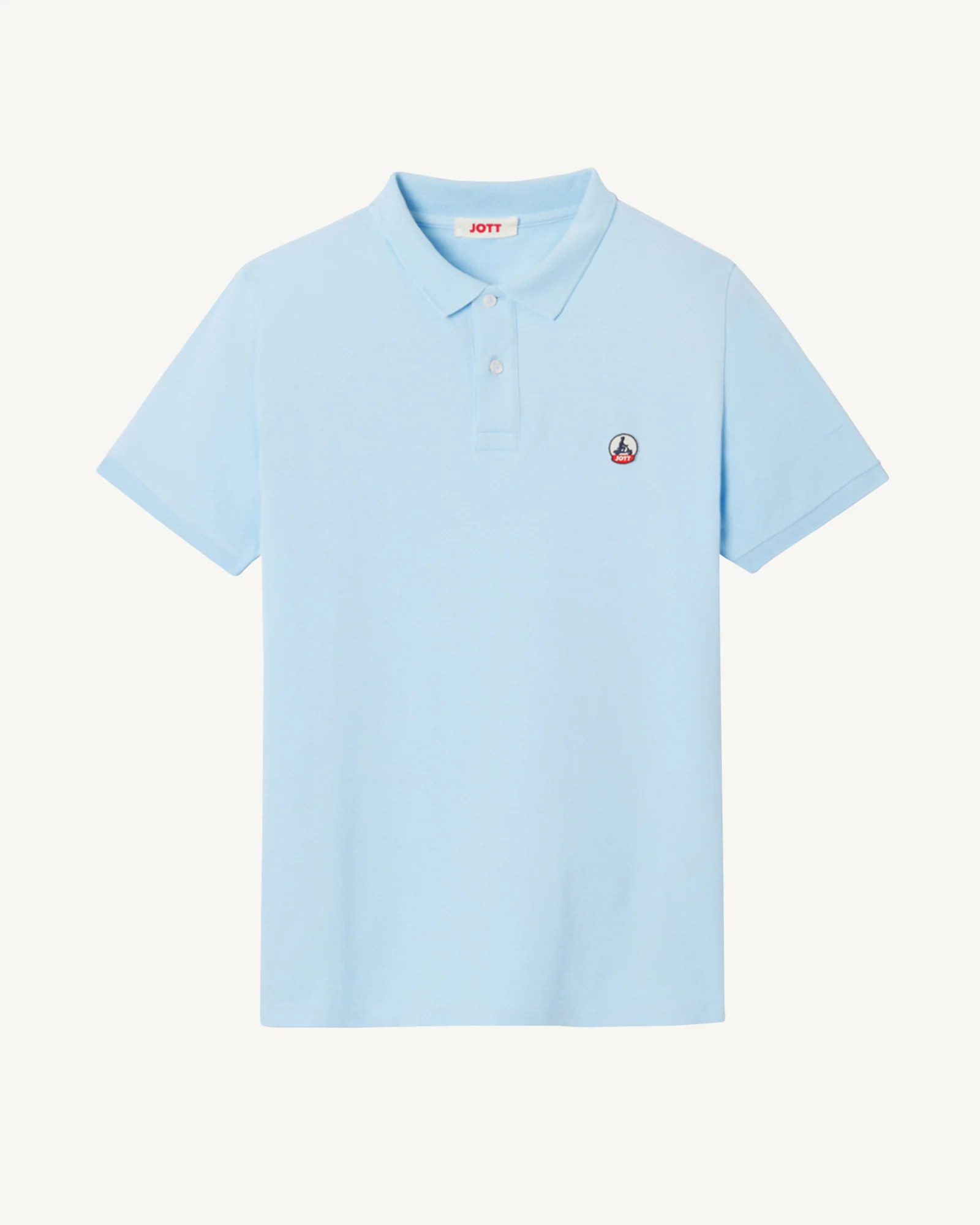 Polo shirt in organic cotton Celestial blue Marbella