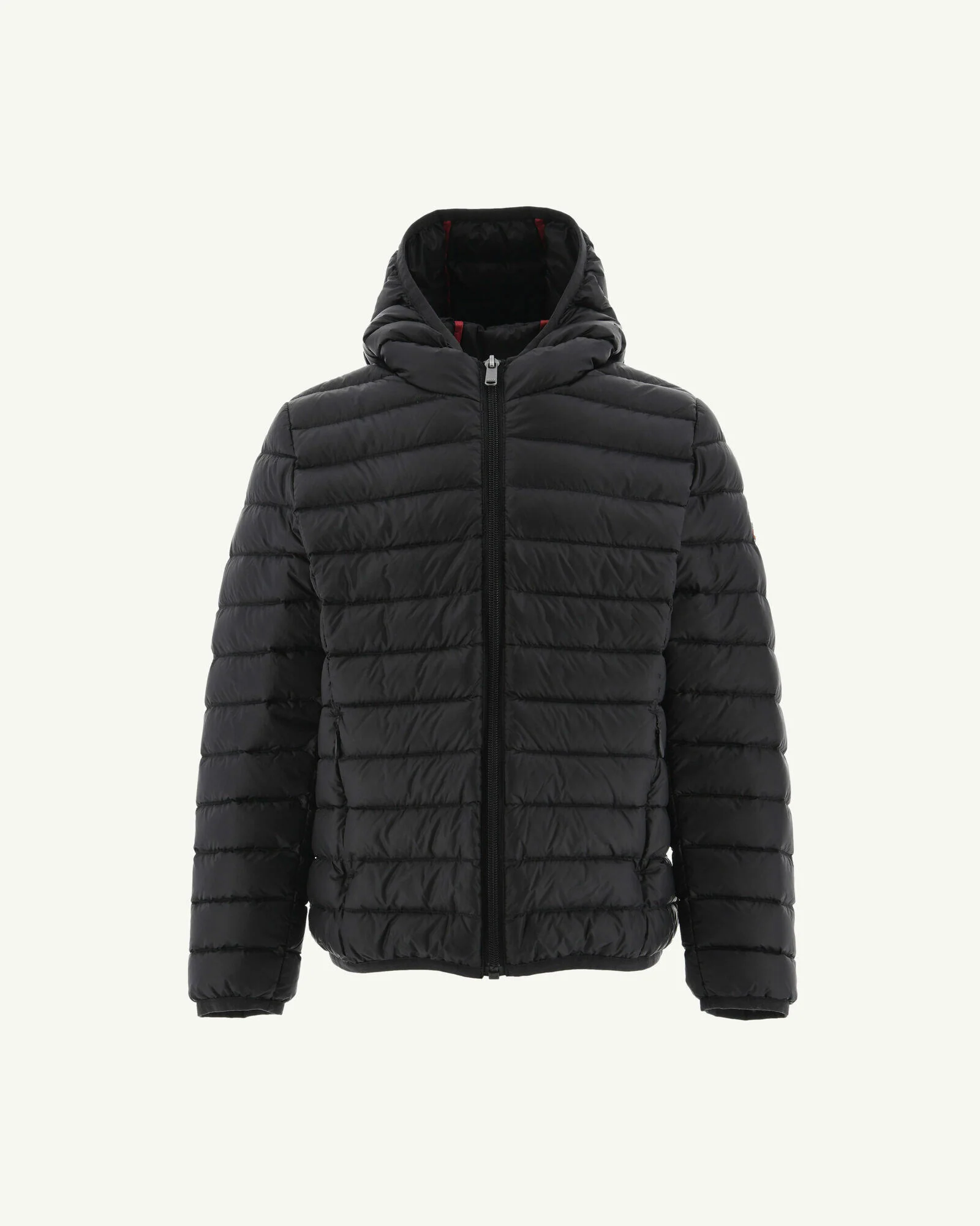 Children's lightweight hooded down jacket Black Hugo