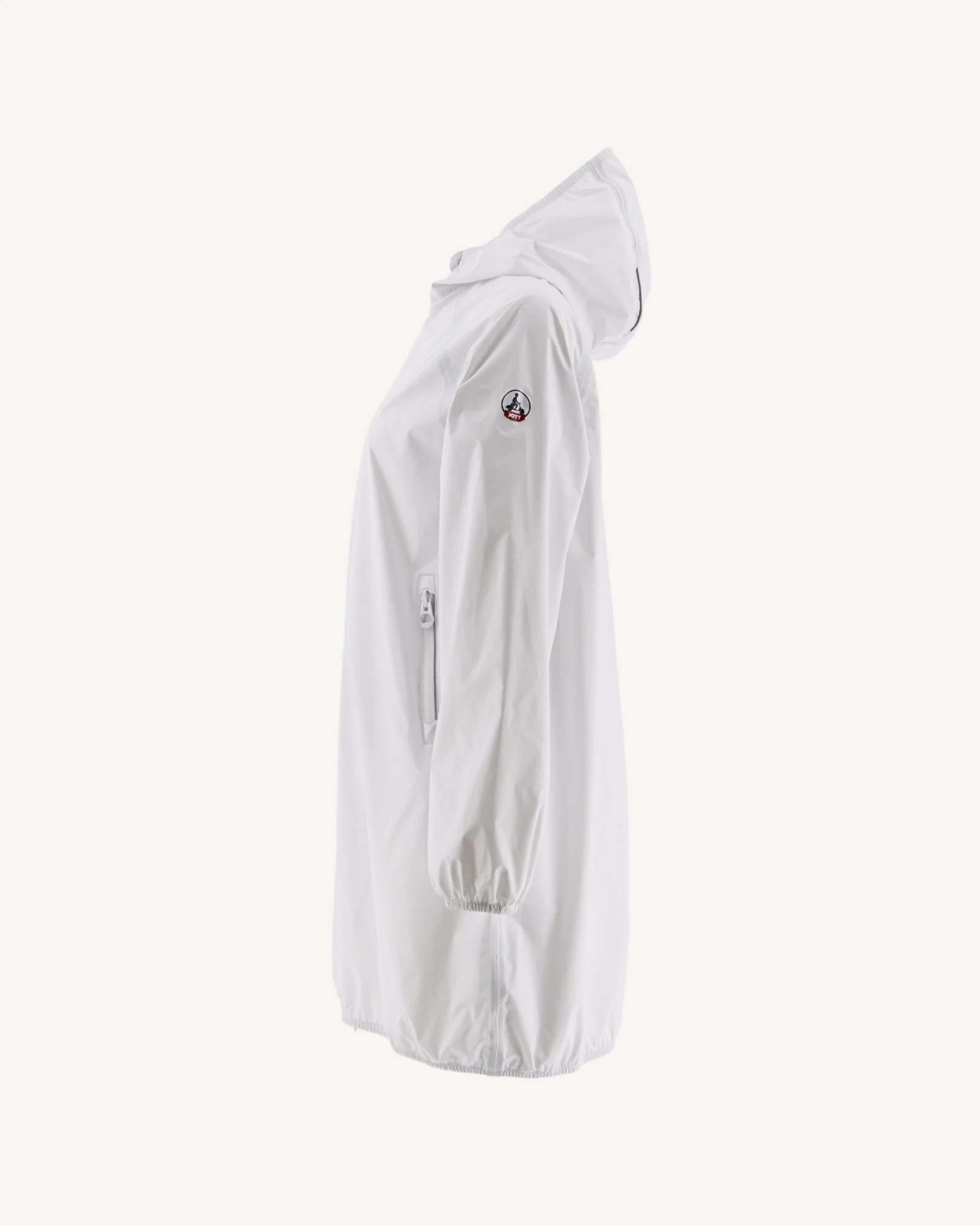 Long Hooded Jacket White Copenhagen