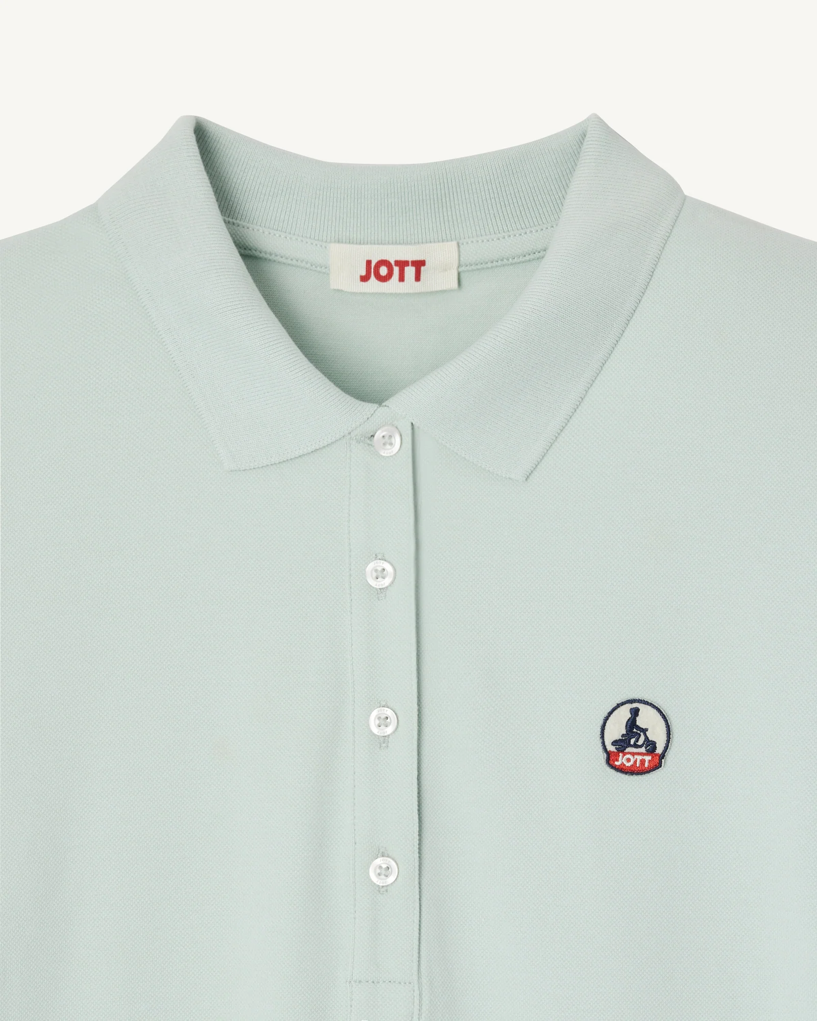 Polo dress in organic cotton Peppermint Palma