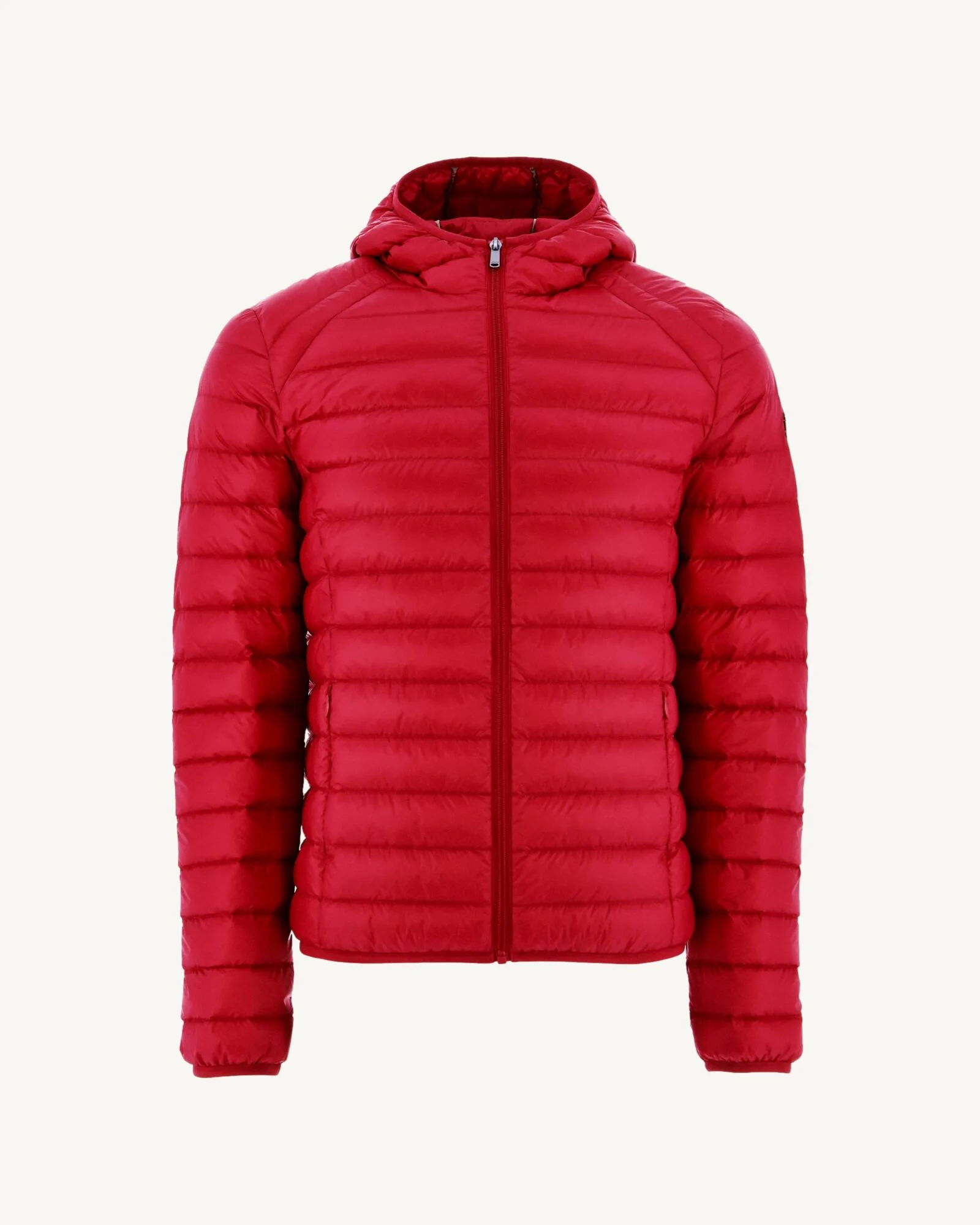 Light hooded puffer jacket Red Nico