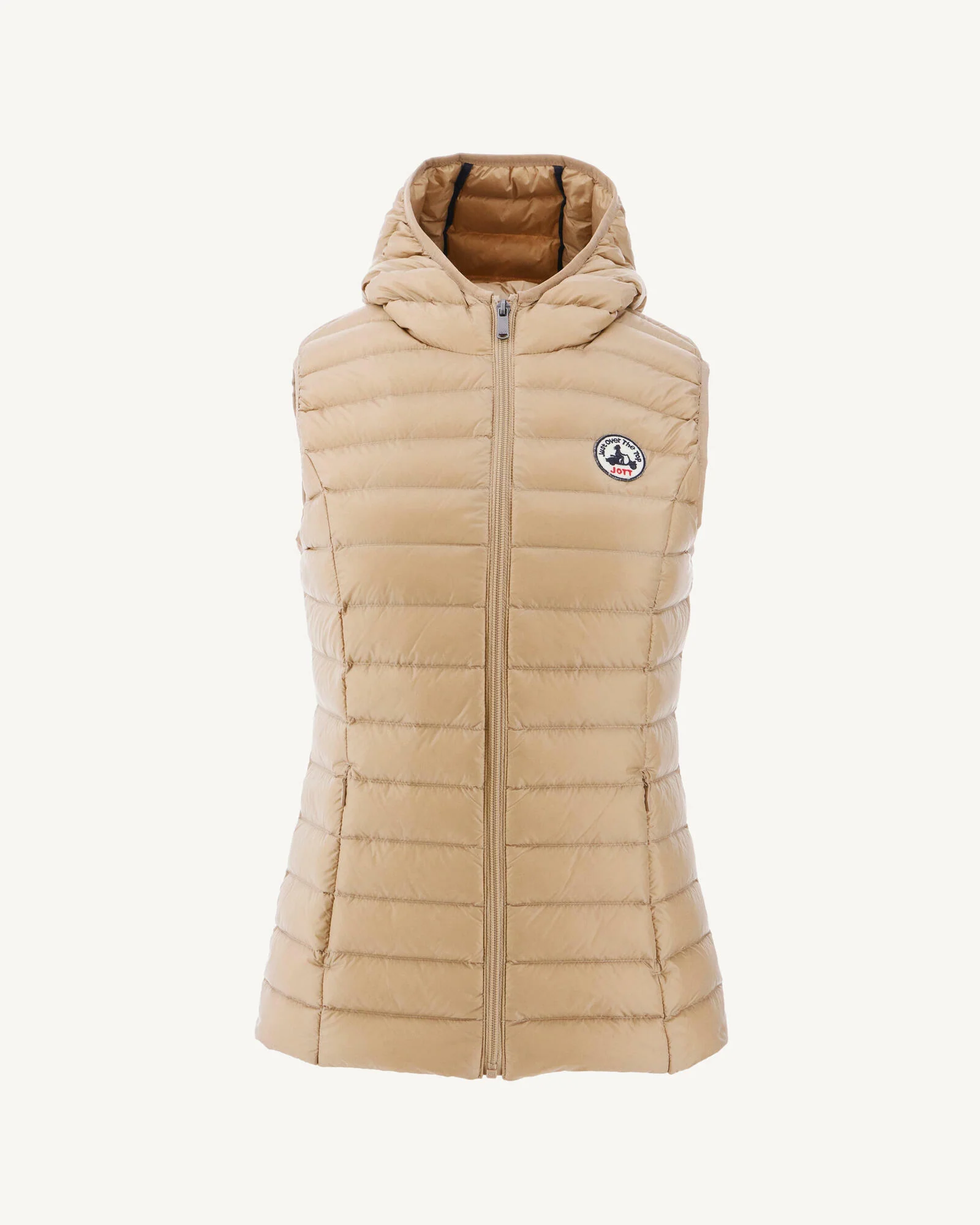Light sleeveless padded jacket Beige Mali