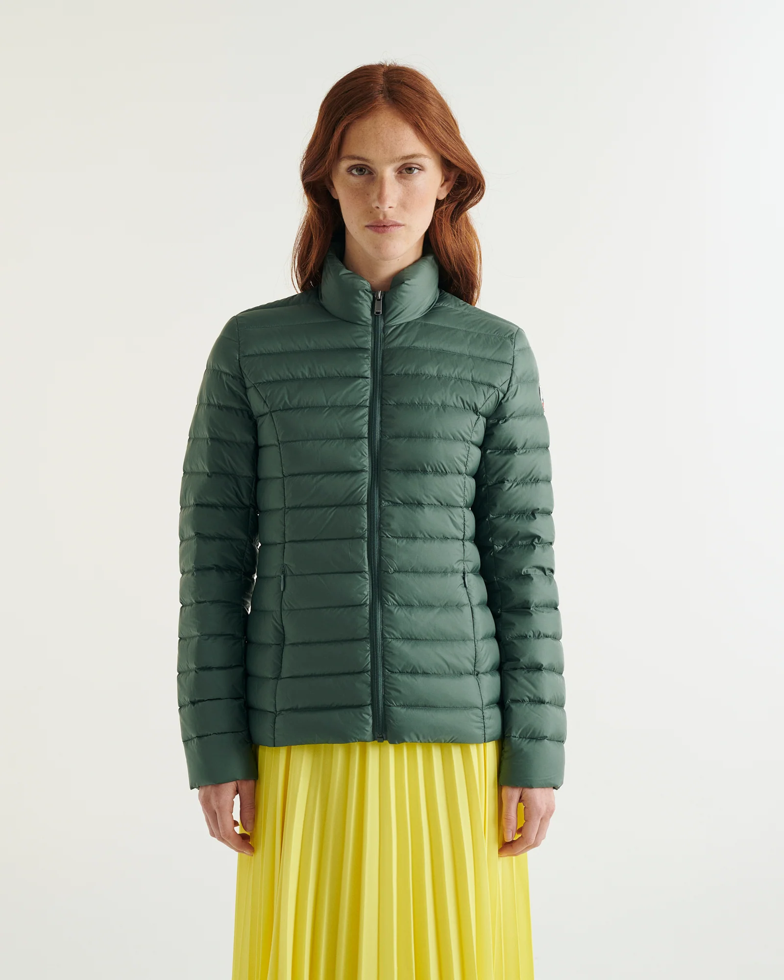 Down jacket light Celadon green Cha