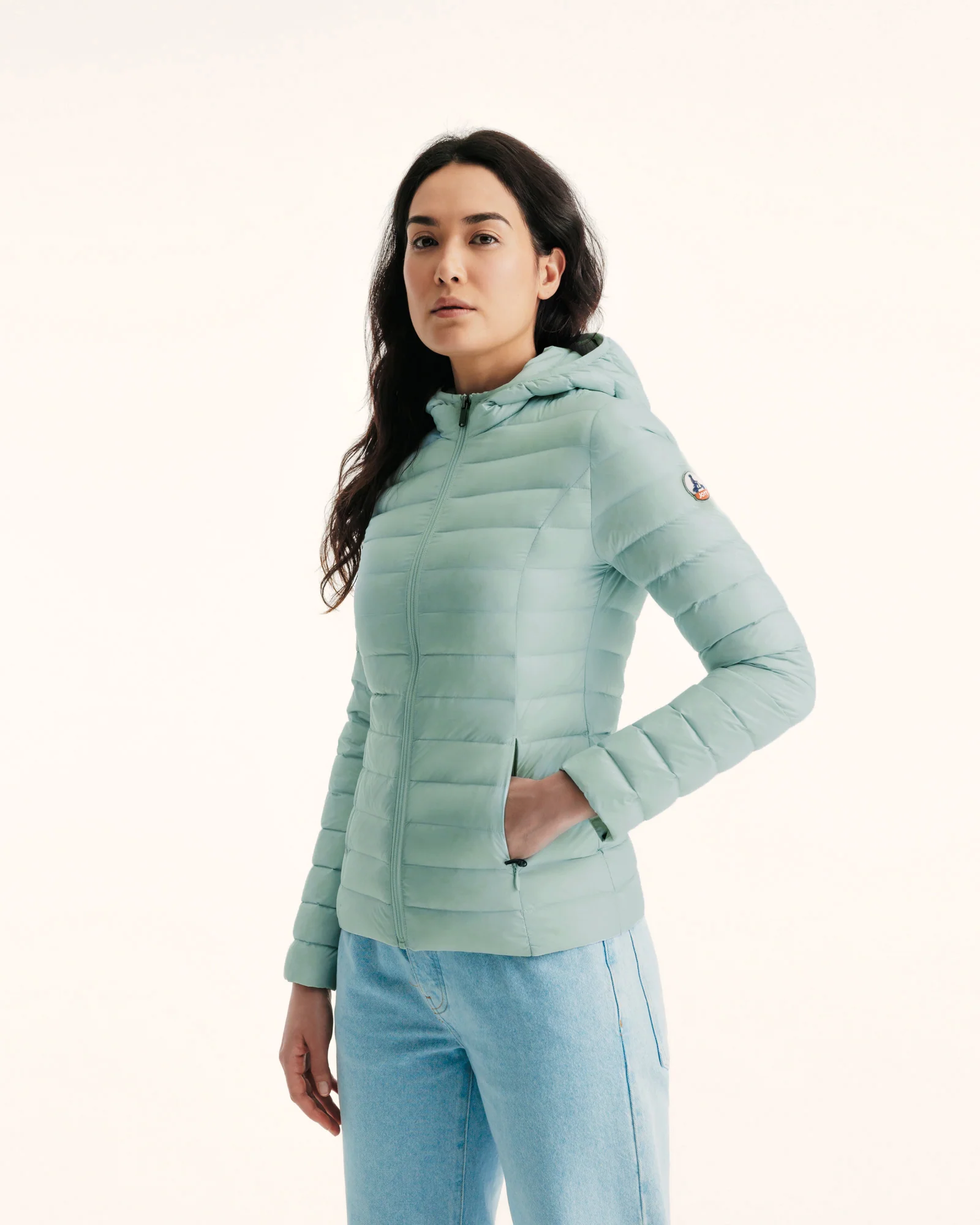 Down jacket light Cloe Peppermint hoodie