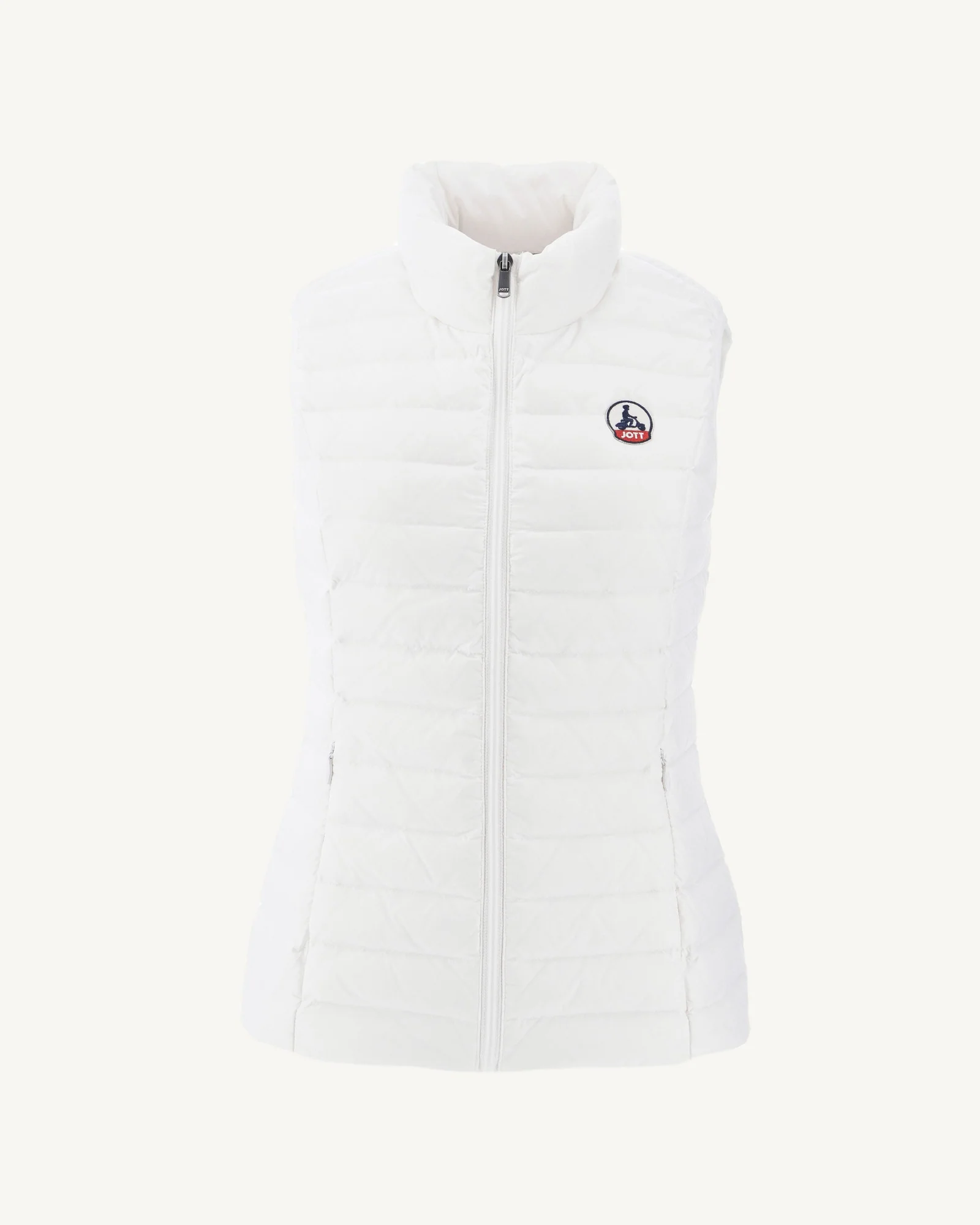 Light sleeveless padded jacket White Seda