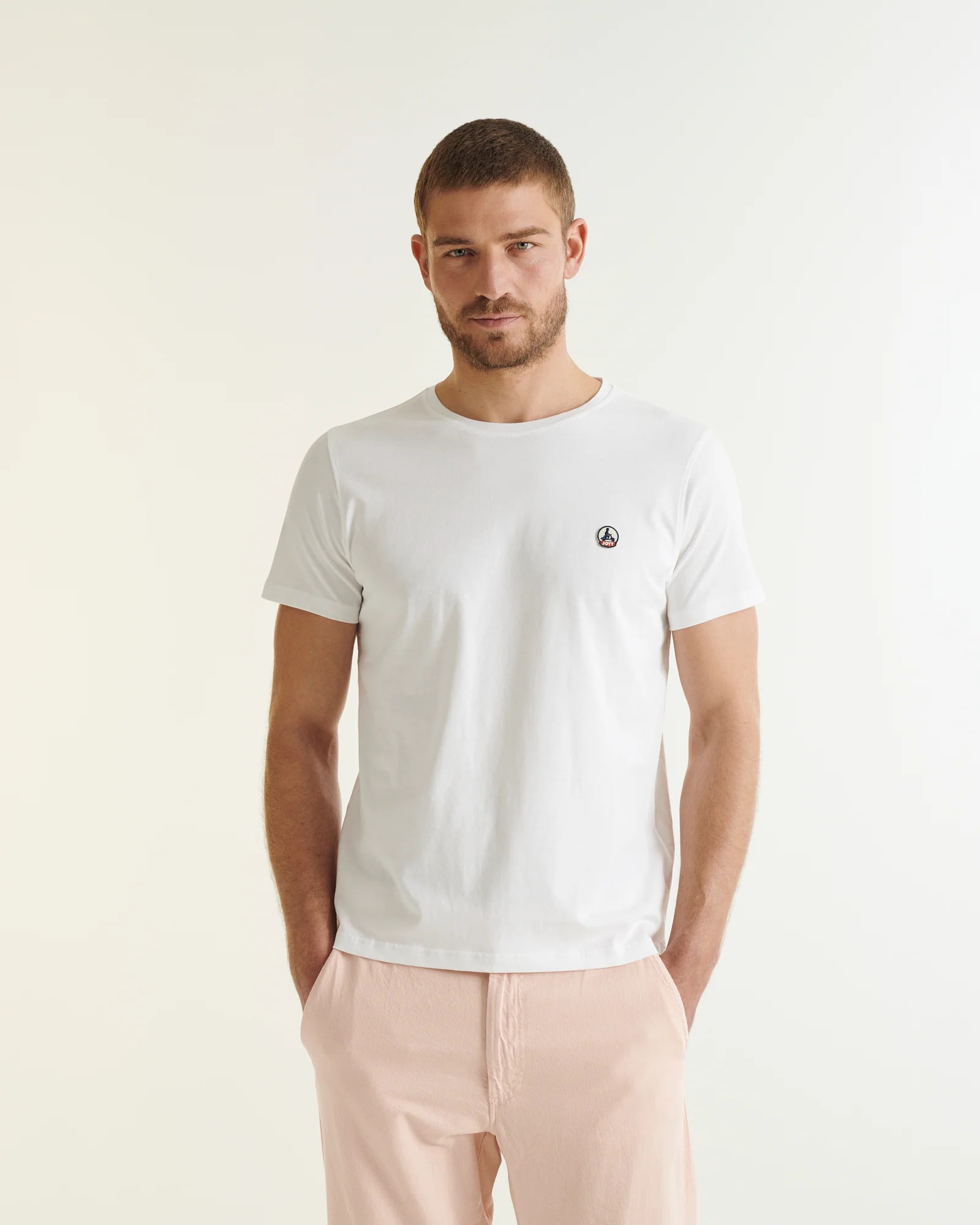 Organic cotton T-shirt White Pietro