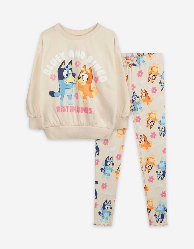 Set aus Shirt und Hose - Bluey - beige