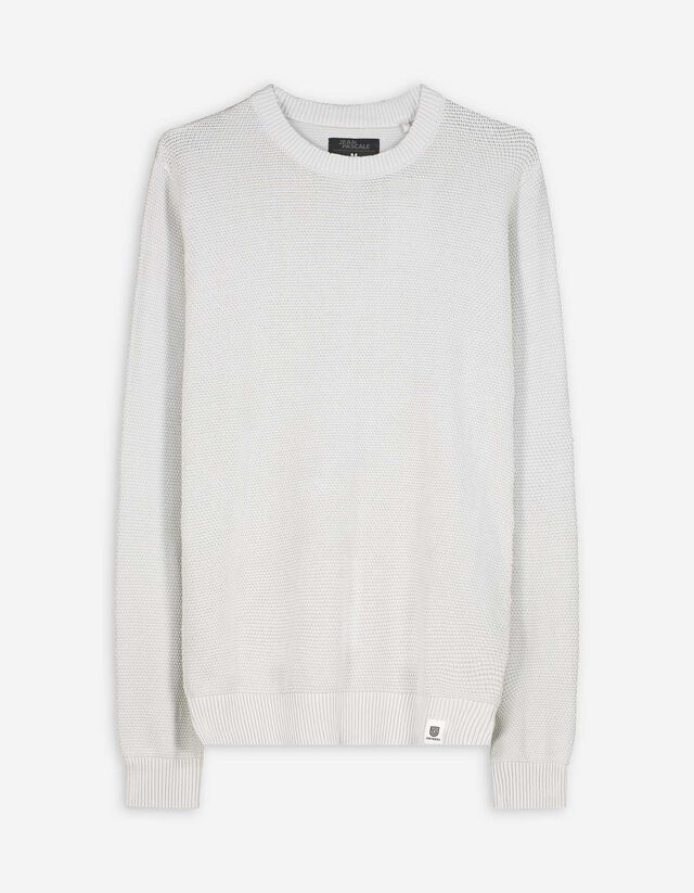 Pullover - Baumwolle - grau