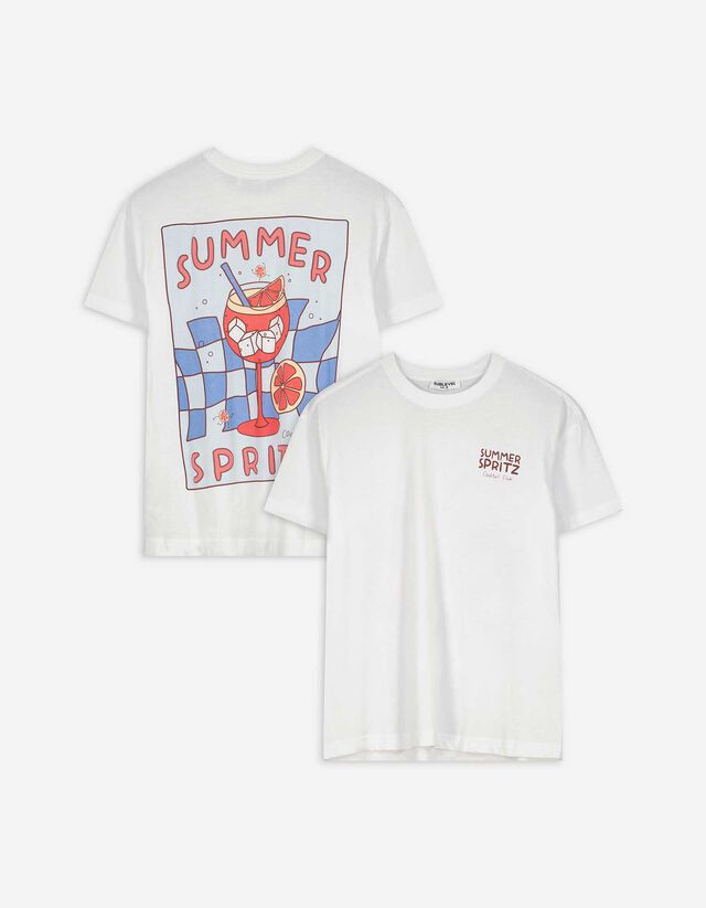 T-Shirt - Print - wei&szlig;