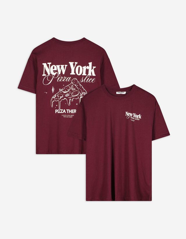 T-Shirt - Print - hellrot