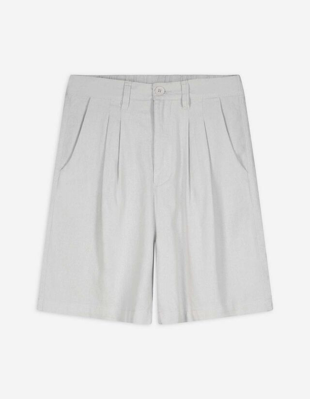 Bermuda- Leinen-Mix - beige