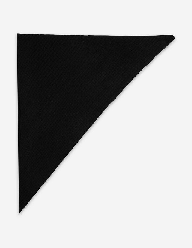 Dreieckstuch - einfarbig - schwarz