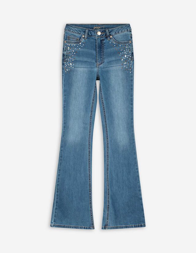 Jeans - Bootcut Fit - blau