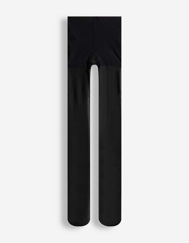 Strumpfhose - einfarbig - schwarz