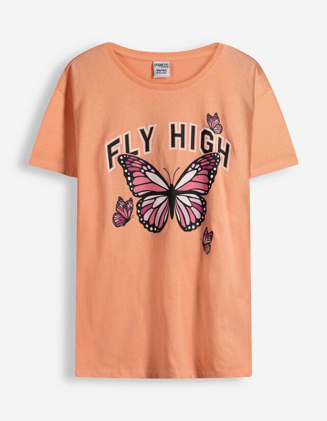 T-Shirt - Print - orange