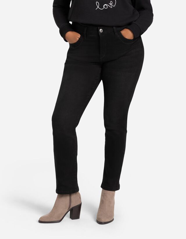 Jeans - Kn&ouml;chellang - schwarz