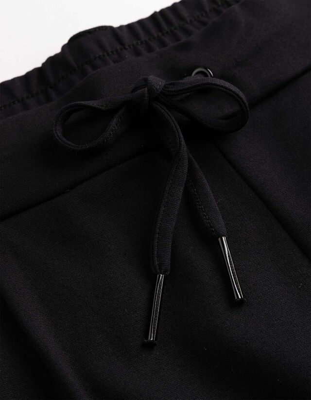 Jeggings - Galonstreifen - schwarz