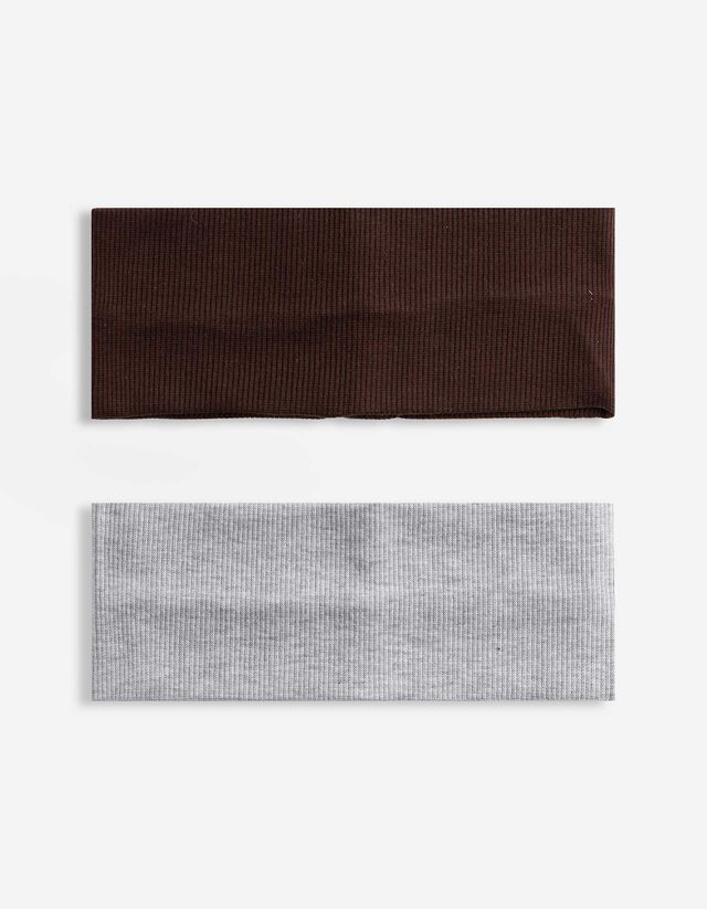 Haarschmuck - 2er-Pack - dunkelbraun