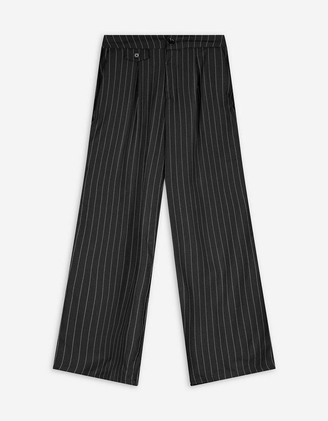 Hose - Wide Fit - grau