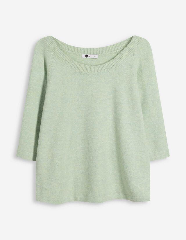 Pullover - Feinstrick - hellgr&uuml;n