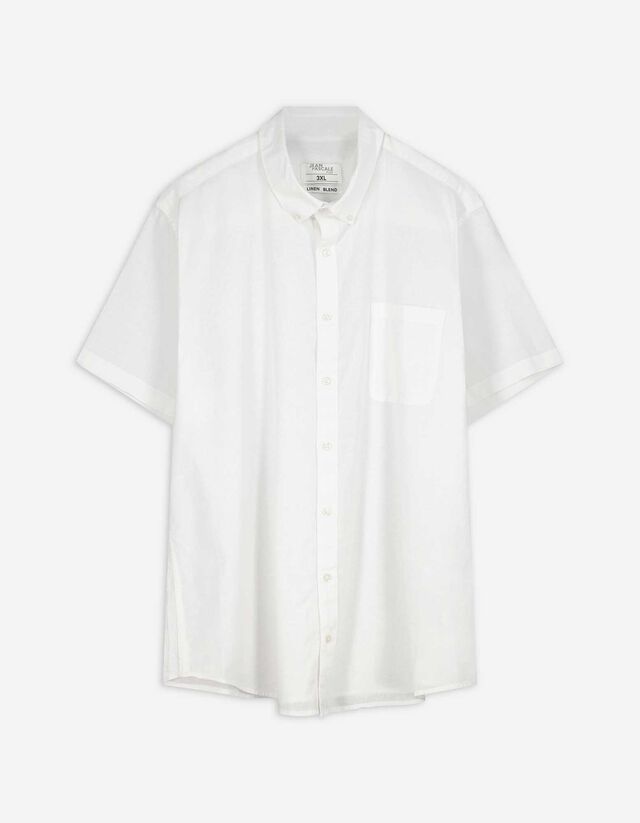 Hemd - einfarbig - wei&szlig;