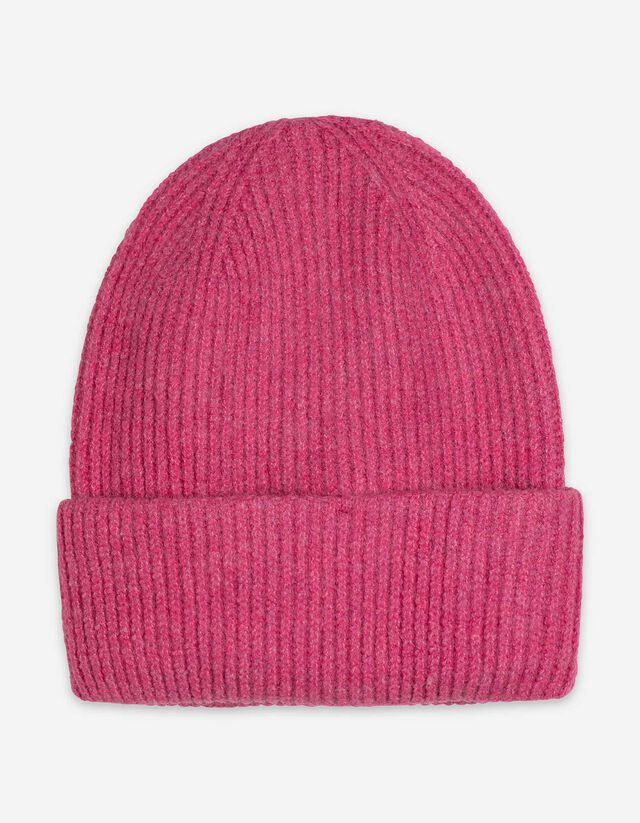 M&uuml;tze - Rippstrick - pink