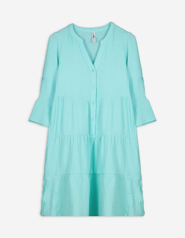 Kleid - A-Shape - t&uuml;rkis