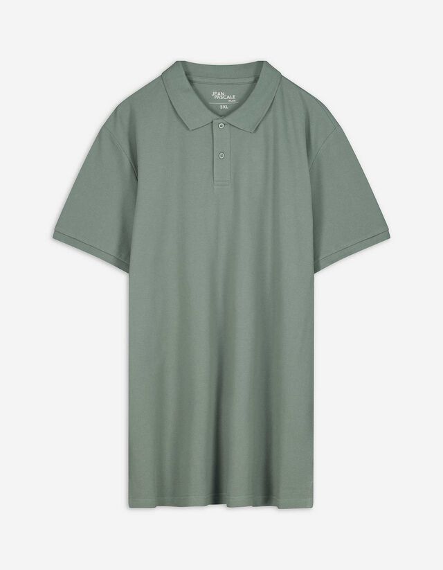 Poloshirt - einfarbig - dunkelgr&uuml;n