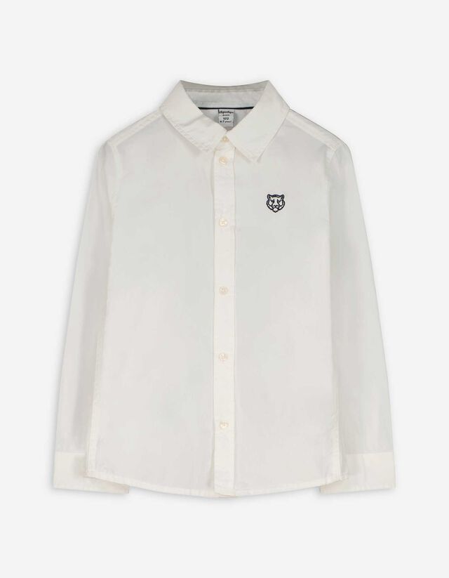 Hemd - einfarbig - wei&szlig;