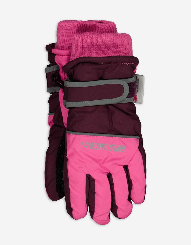 Skihandschuhe - Color-Blocking - pink